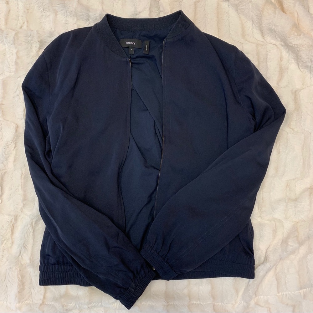 Navy theory jacket - brand new perfect condition